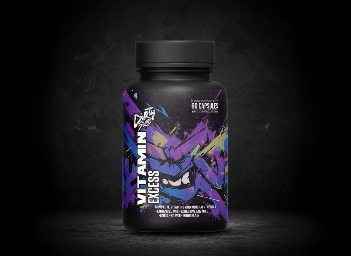 Dirty Squads Multi-V Complexe Quotidien 60 Gélules – Multivitamines Minéraux & Enzymes