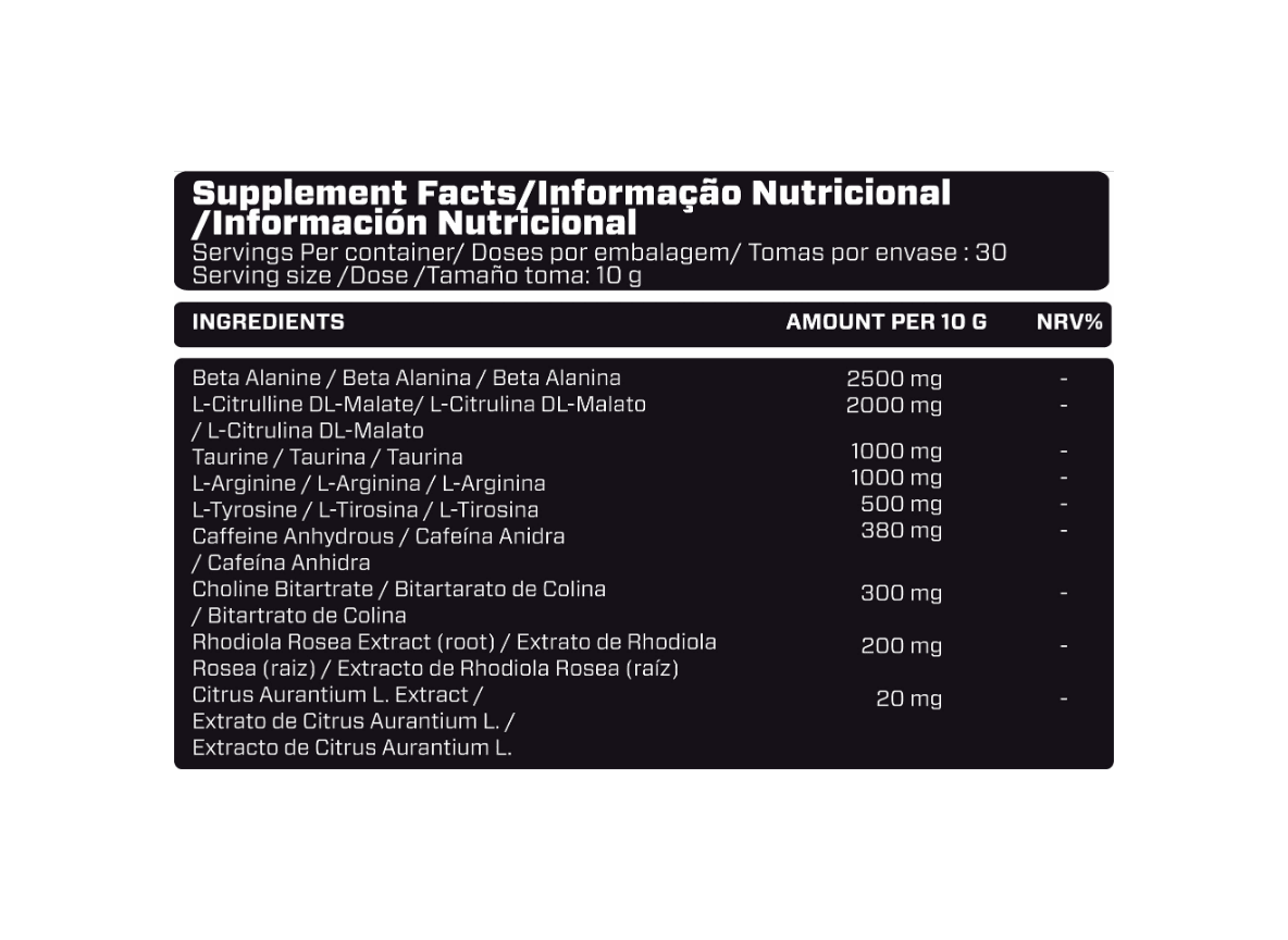 Dirty Squads StimX Pre-Workout Hardcore 300g – Énergie Explosive Focus Laser & Congestion