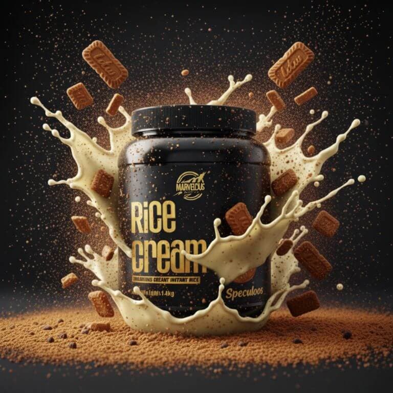 Marvelous Crème de Riz Précuite 1.4kg – Glucides Digestes & Assimilation Rapide Pré/Post-Workout - Creme Brulee