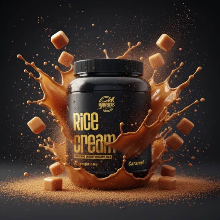 Marvelous Crème de Riz Précuite 1.4kg – Glucides Digestes & Assimilation Rapide Pré/Post-Workout - CARAMEL