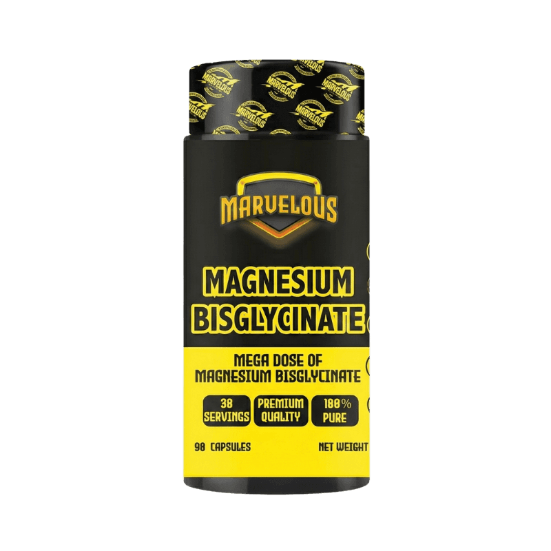 Marvelous Magnésium Bisglycinate 90 Gélules – Chélation Supérieure Décontraction & Sommeil