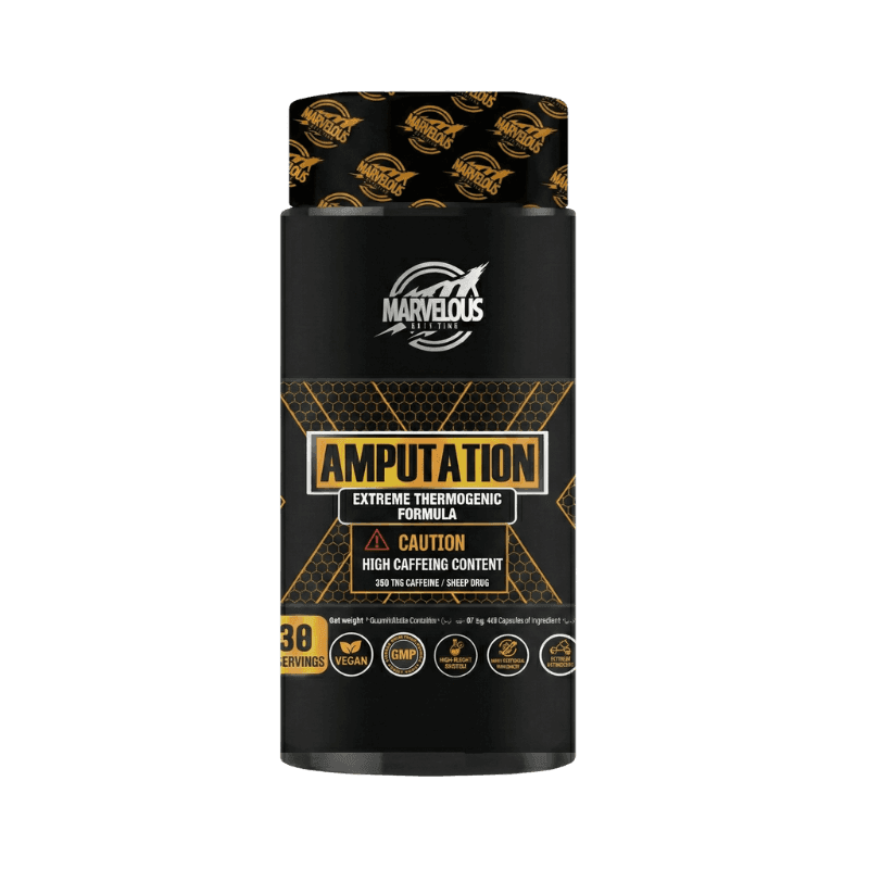 Marvelous Amputation Brûleur de Graisse Hardcore 90 Gélules – Thermogenèse & Définition