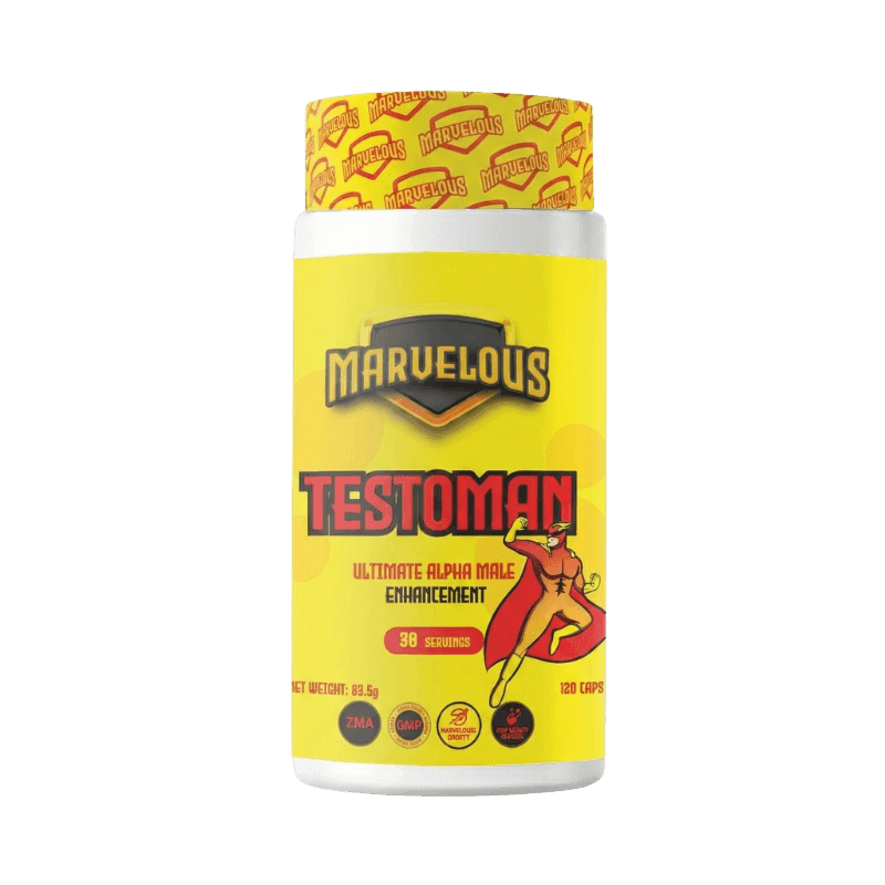 Marvelous TestoMan Booster Vitalité Masculine 120 Gélules – Optimisation Hormonale & Vigueur