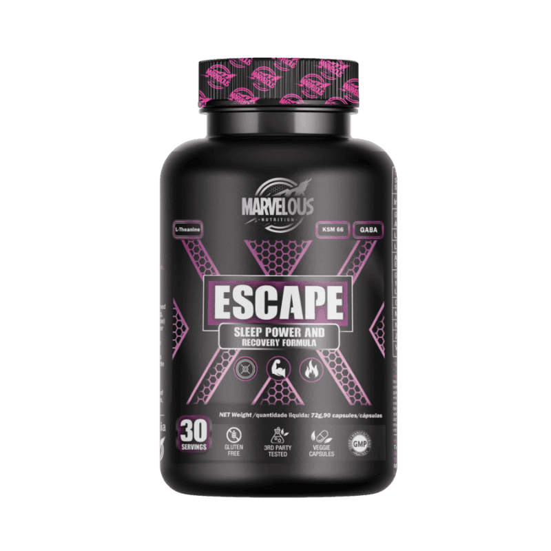 Marvelous Escape Formule Sommeil & GH 90 Gélules – Récupération Nocturne & Régénération