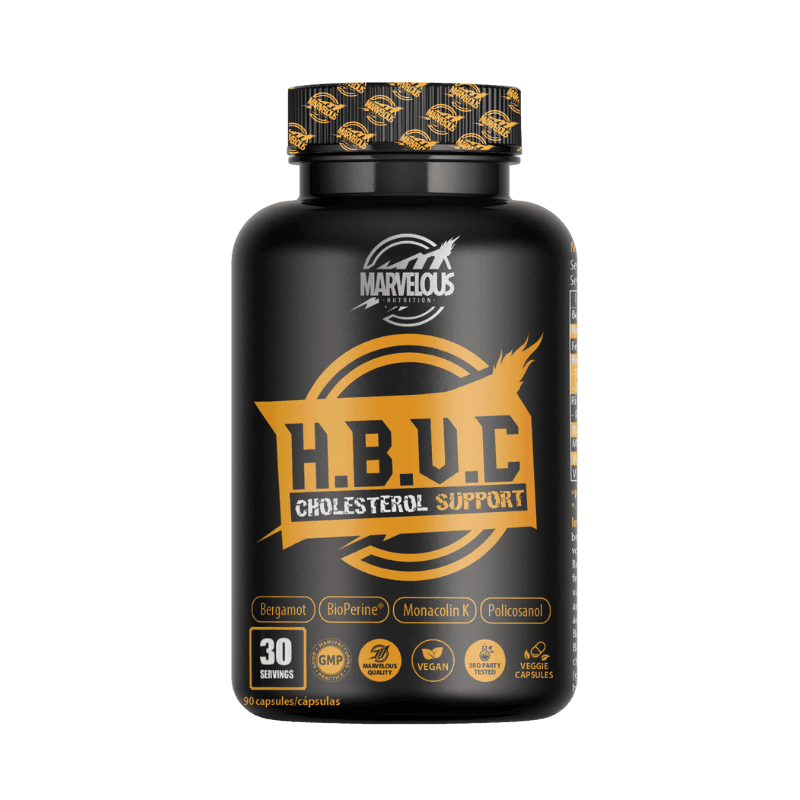 Marvelous HBVC Cholesterol Support 90 Gélules – Protection Cardiovasculaire & Métabolisme Lipidique