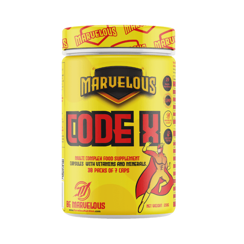 Marvelous Code X Forte Dose 1.3g Vitamine C & Plantes 60 Gélules – Bouclier Antioxydant