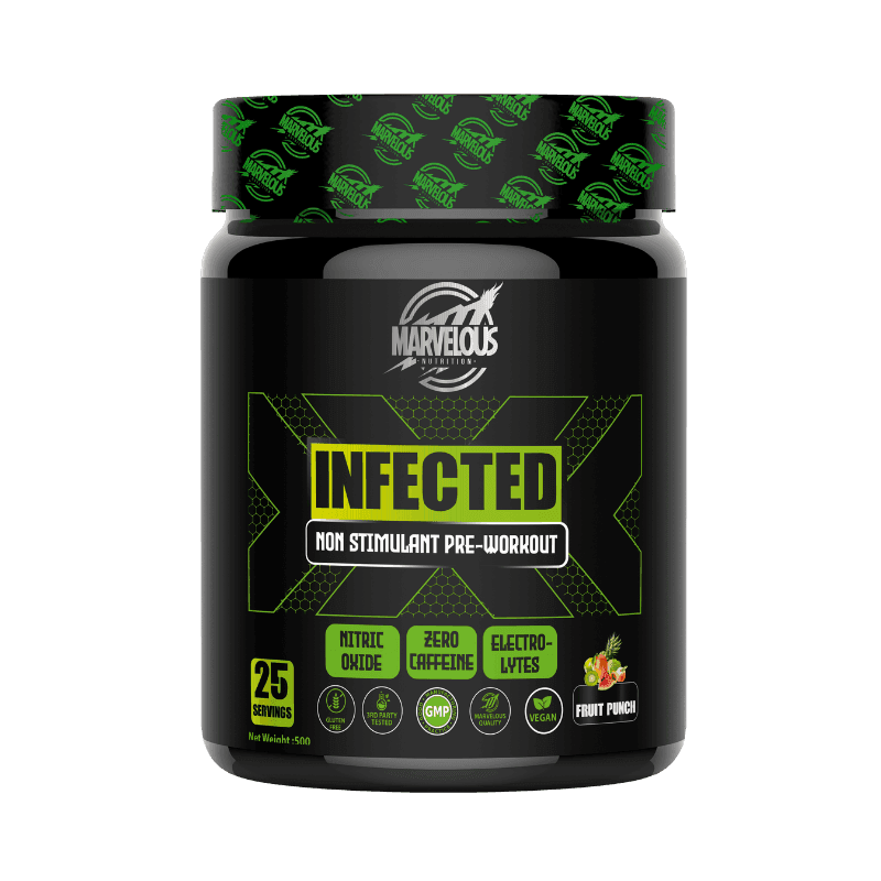 Marvelous Infected Pre-Workout Sans Stimulant 300g – Congestion & Focus Extrême
