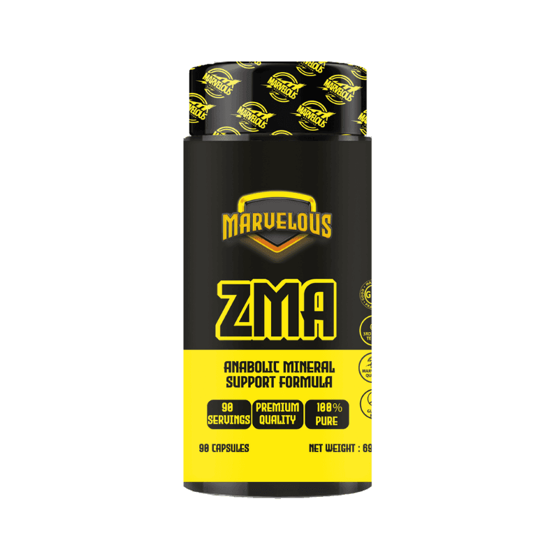 Marvelous ZMA Advanced Formule Nuit 90 Gélules – Zinc Magnésium B6 Récupération Nocturne Profonde