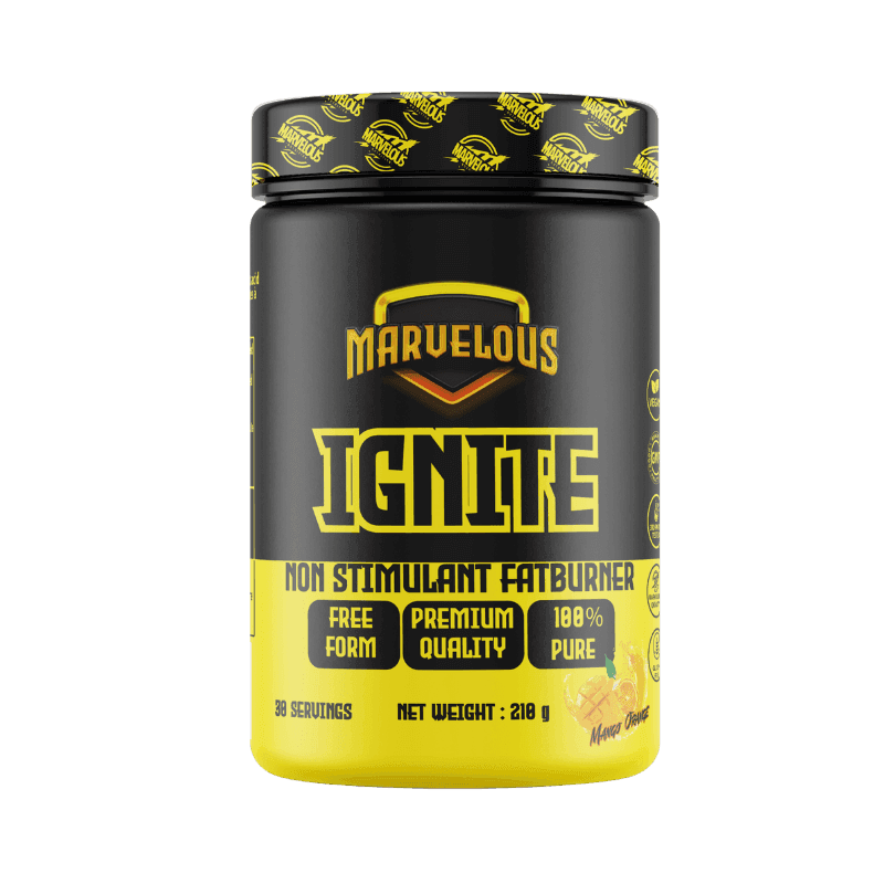 NutriFitness Ignite Burn Thermogenic Pre-Workout 210g Orange Mangue – Énergie Focus & Brûleur