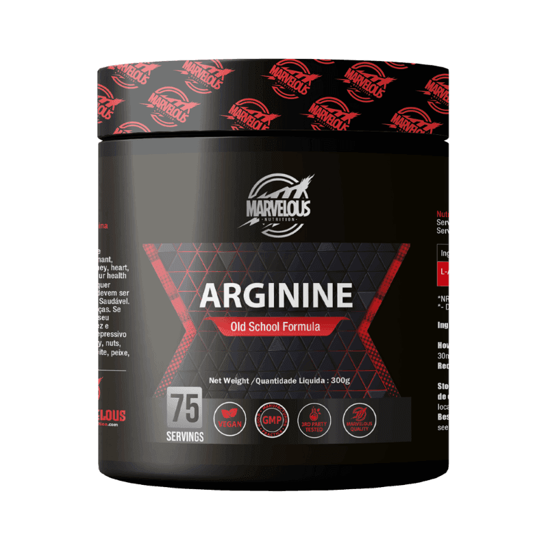 Marvelous L-Arginine Pure Micronisée 300g – Oxyde Nitrique & Vasodilatation