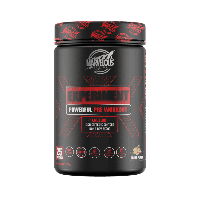 Marvelous Experiment Pre-Workout Booster 300g – Énergie Explosive & Endurance Intense