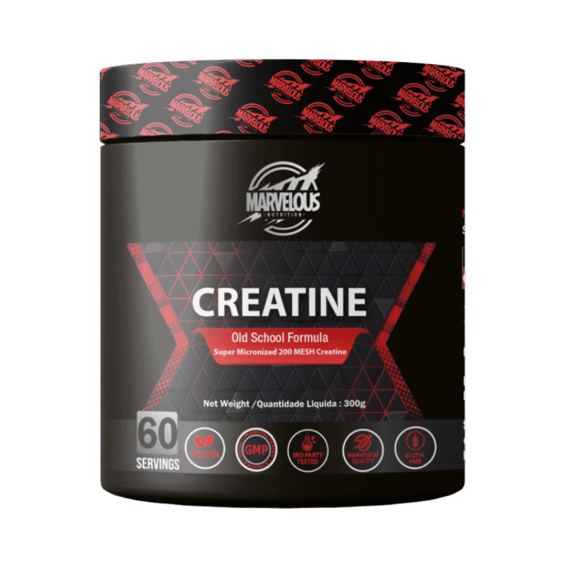 Marvelous Créatine Monohydrate Ultra Micronisée 200 Mesh 300g – Puissance ATP & Force Musculaire