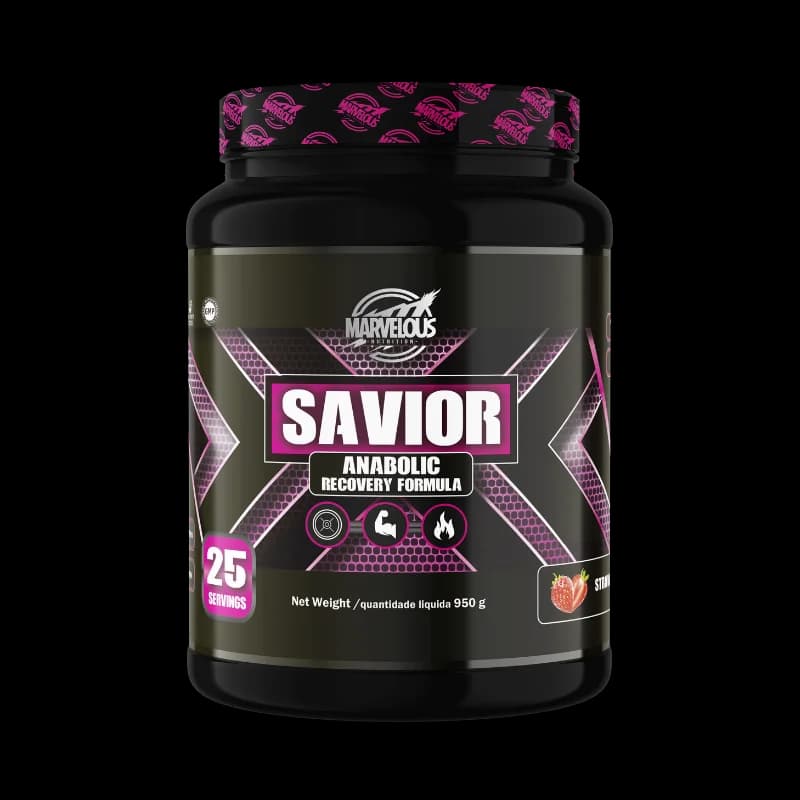 Marvelous Savior Post-Workout All-In-One 950g – Matrice Récupération Complète Whey Glucides BCAA