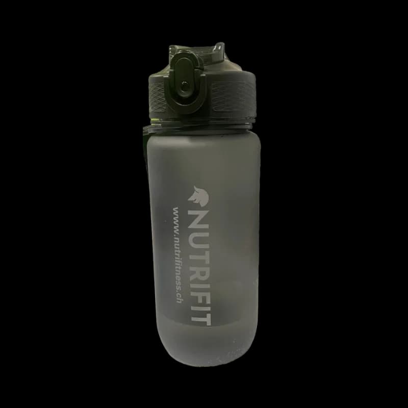 NutriFitness Gourde Sport Ergonomique 600ml avec Paille – Sans BPA Hermétique & Design Genève