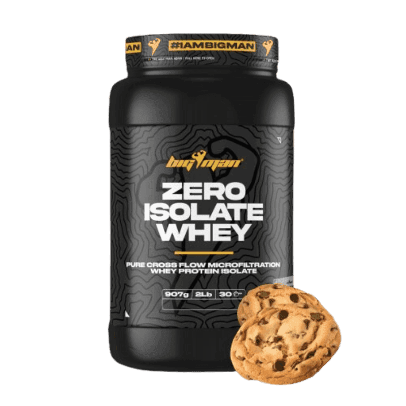 Bigman ISO Whey Zero 907g – Isolat de Whey Microfiltrée Sans Sucre Sans Graisse