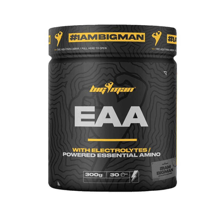 Bigman Essential Amino Acids EAA 300g – Spectre Complet des 9 Acides Aminés Essentiels