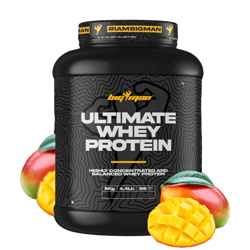 Bigman Ultimate Whey Protein 2kg – Concentré de Whey Crémeux Riche en Acides Aminés