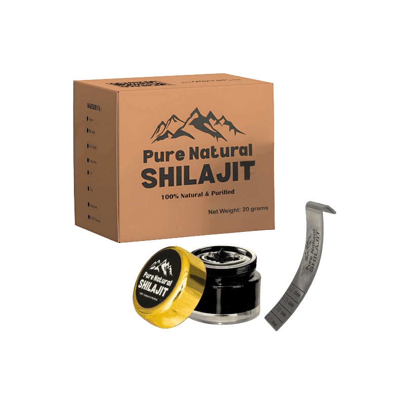 Pure Résine de Shilajit Purifiée des Hautes Montagnes 30g – Acide Fulvique & 84 Minéraux Trace