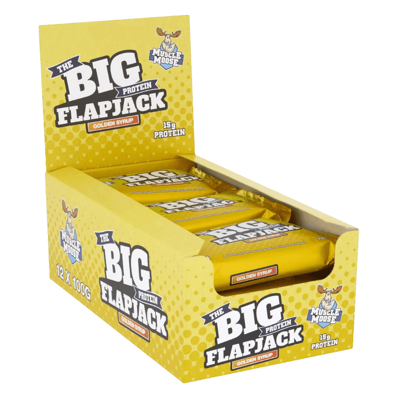 Moose Muscle Flapjack Énergétique à l'Avoine 100g – Collation Complète & Énergie Durable