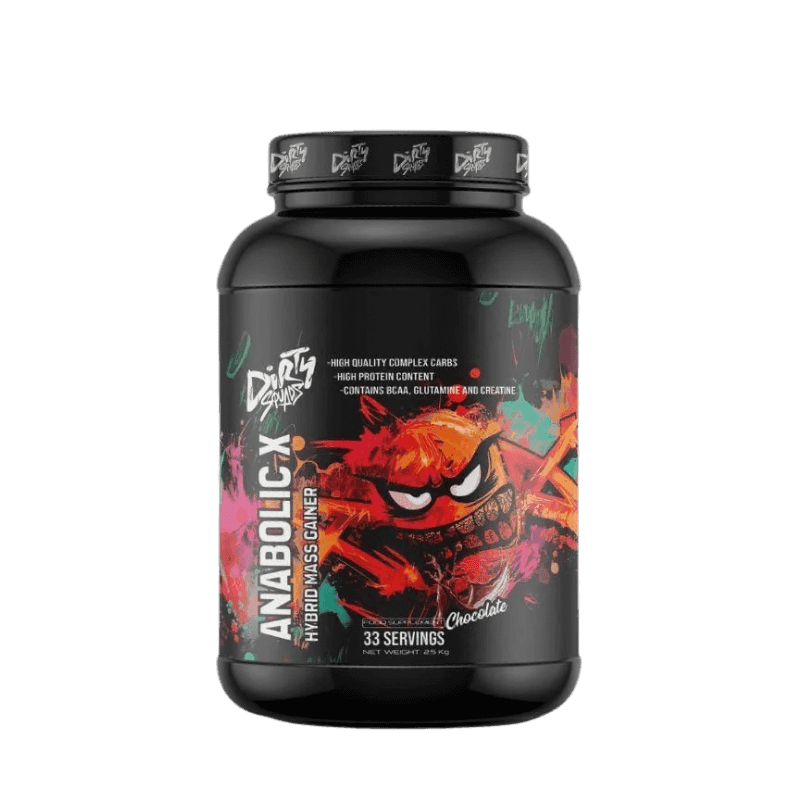 Dirty Squads Anabolic Mass Gainer 2.5kg – Prise de Masse Musculaire Haute Densité