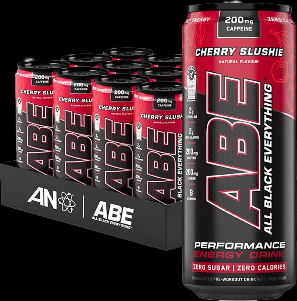 Applied Nutrition ABE Energy Drink Canette 330ml – Boisson Énergétique Pré-Workout Zéro Sucre
