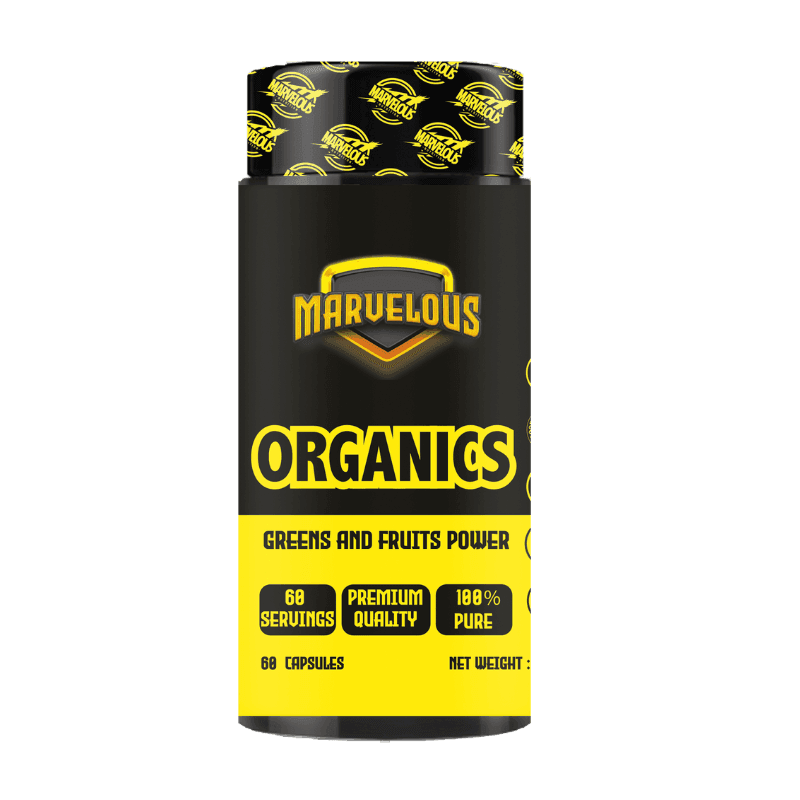 Marvelous Nutrition Organics 60 caps - supplément énergétique, bienfaits anti-âge et immunité