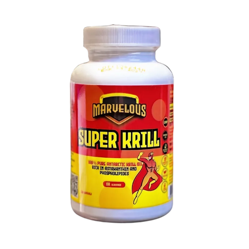 Krill oil 60 caps - Oméga-3 naturel pour la santé du cœur