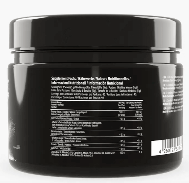 L-CITRULLINE POUDRE 200G NUTRITION