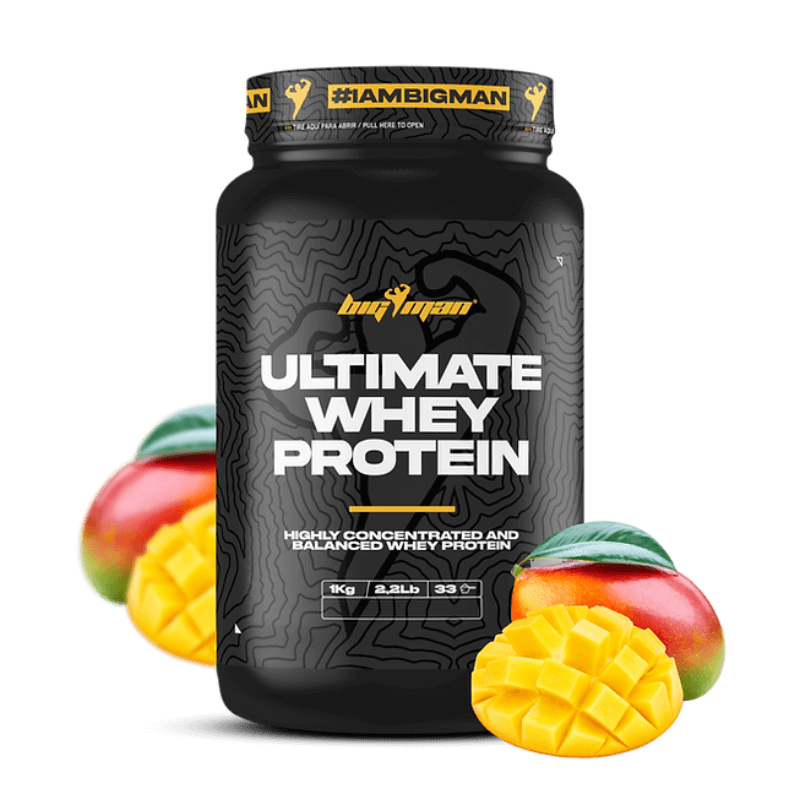 Ultimate Whey Bigman – Protéine riche en BCAA et faible en graisses, idéale pour la récupération musculaire