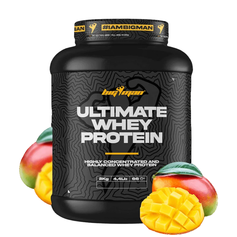 Ultimate Whey Bigman – Protéine riche en BCAA et faible en graisses, idéale pour la récupération musculaire