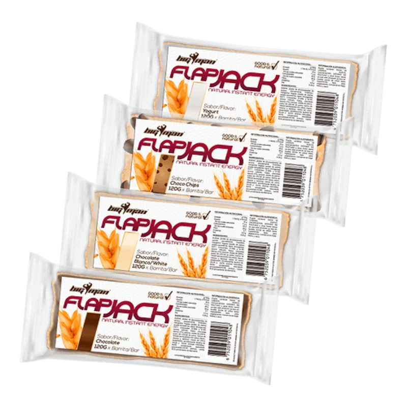 Barre Flapjack Premium - Collation énergétique riche en fibres, parfaite pour les sportifs et les gourmands.