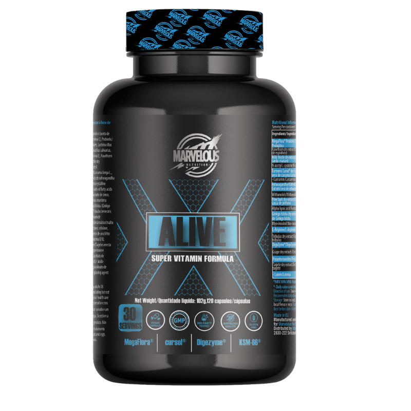 Alive, le complément idéal pour booster énergie, articulations et vitalité.