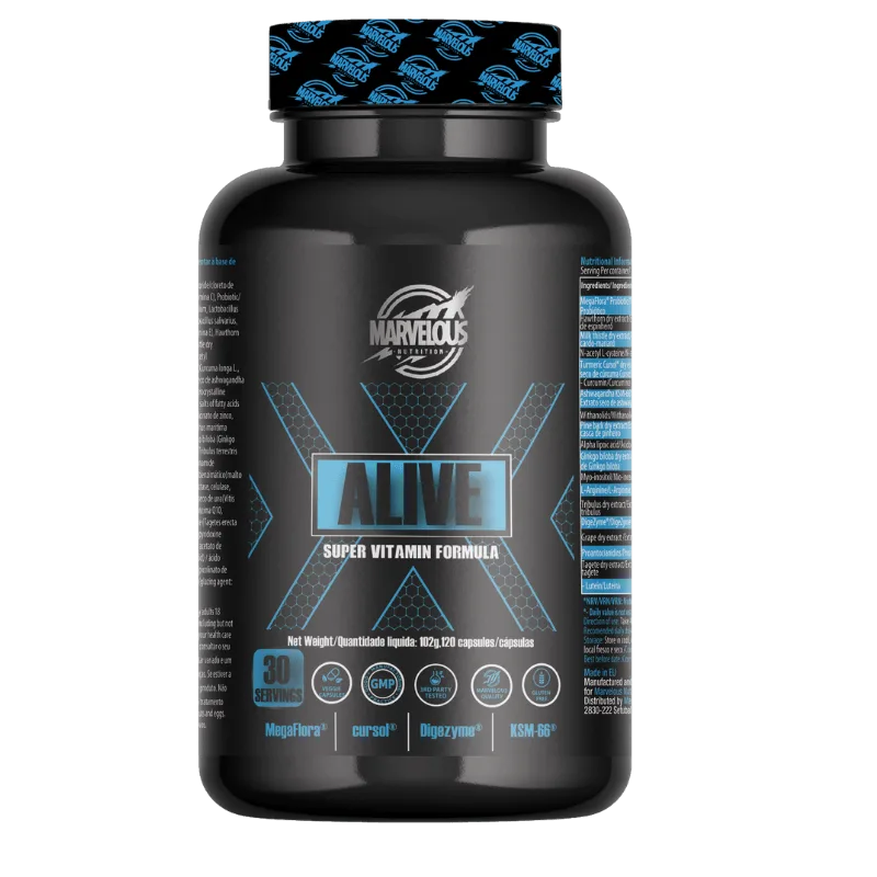 Alive, le complément idéal pour booster énergie, articulations et vitalité.