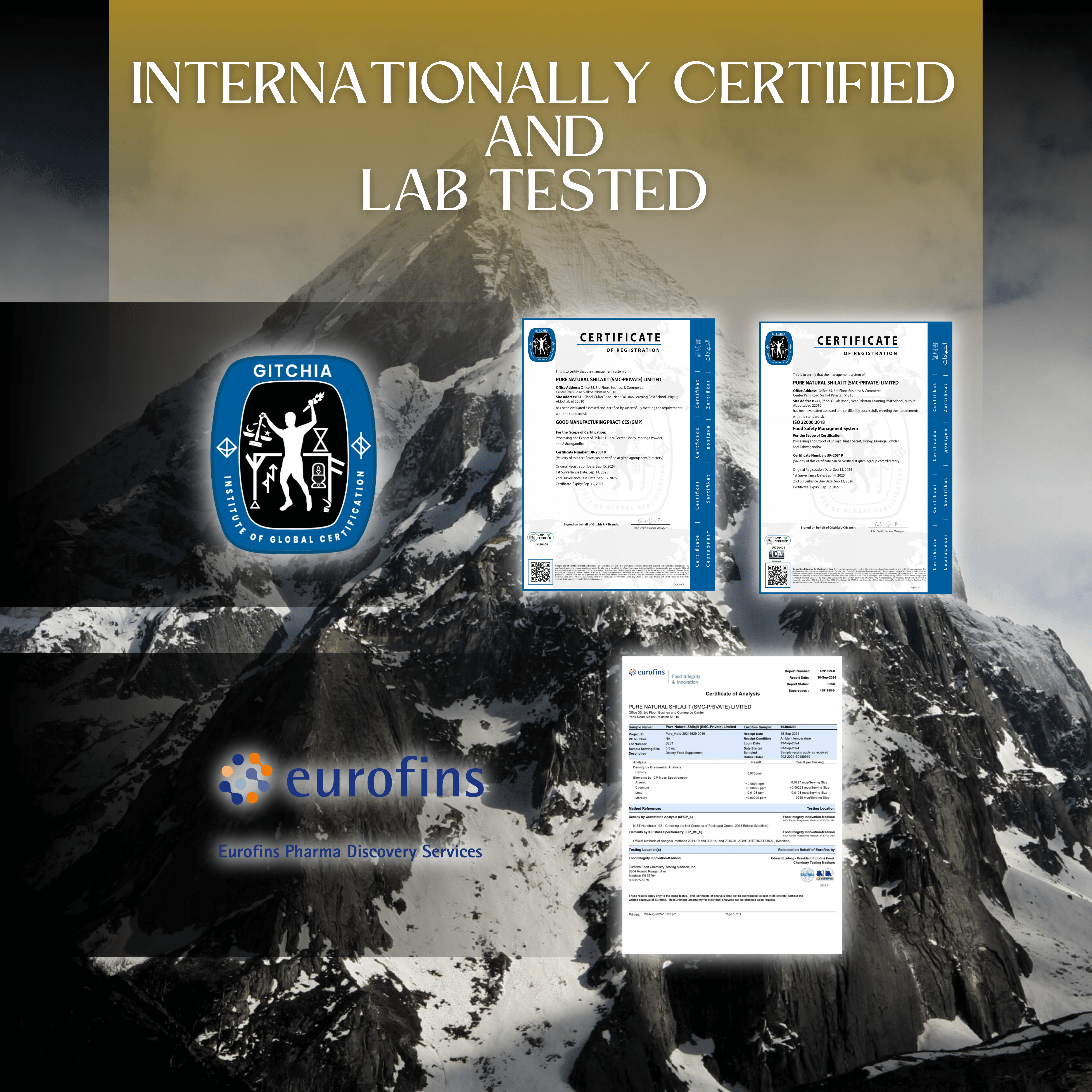 Résine pure de Shilajit naturel - Énergie et vitalité