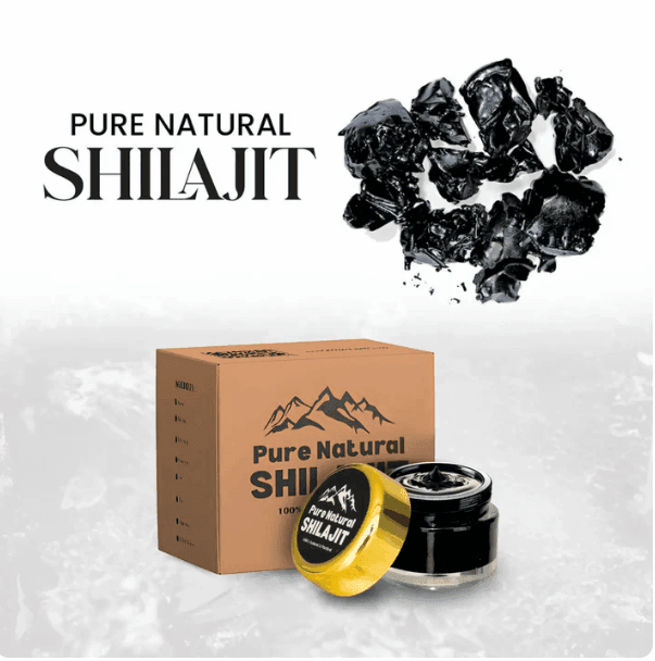Résine pure de Shilajit naturel - Énergie et vitalité