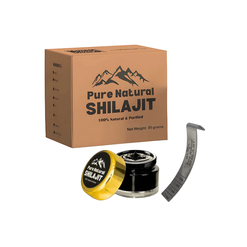 Résine pure de Shilajit naturel - Énergie et vitalité